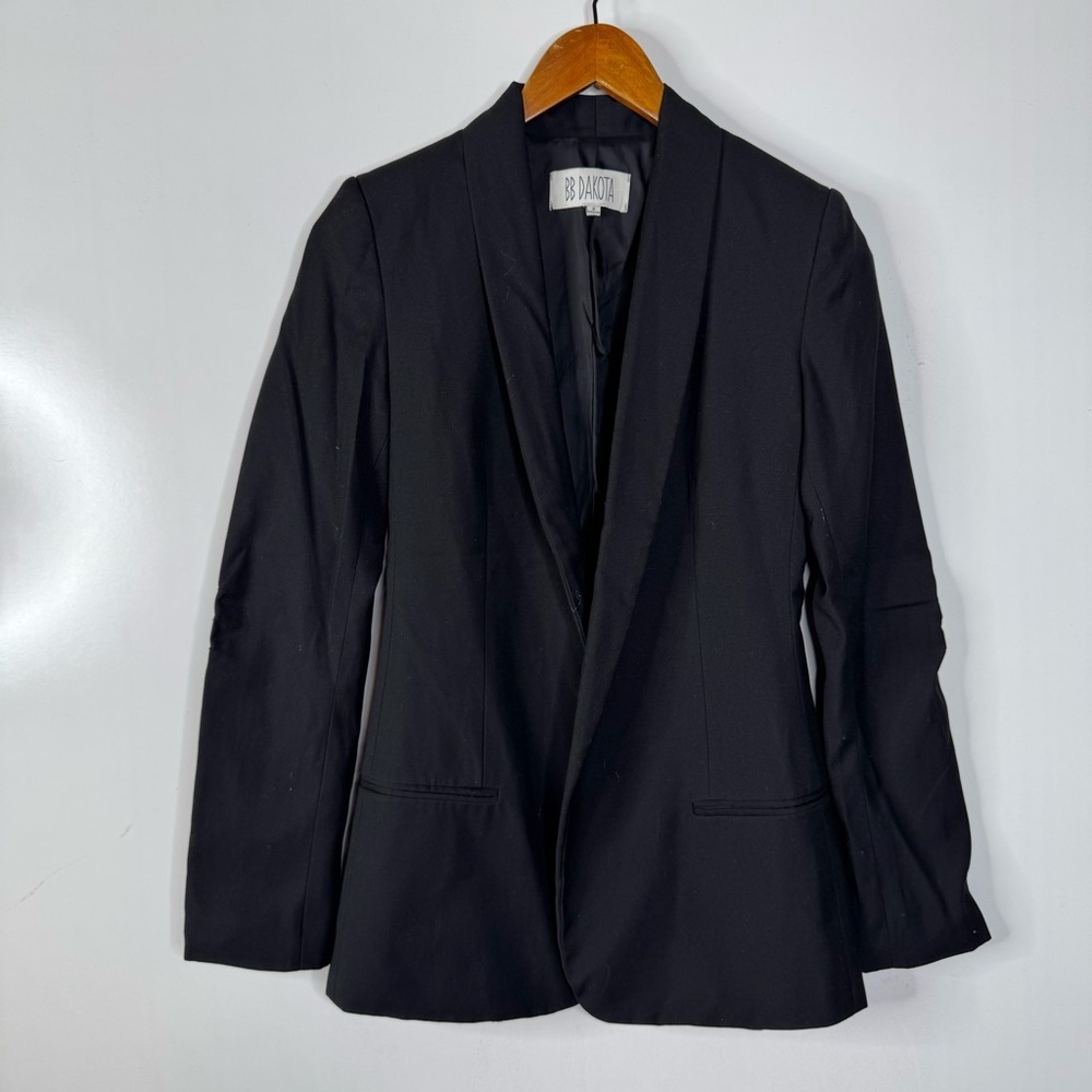 BB Dakota Open Front Black Blazer Size‎ 2